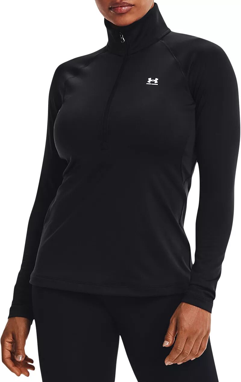 

Женский топ Under Armour UA Authentics ColdGear с молнией ½, черный