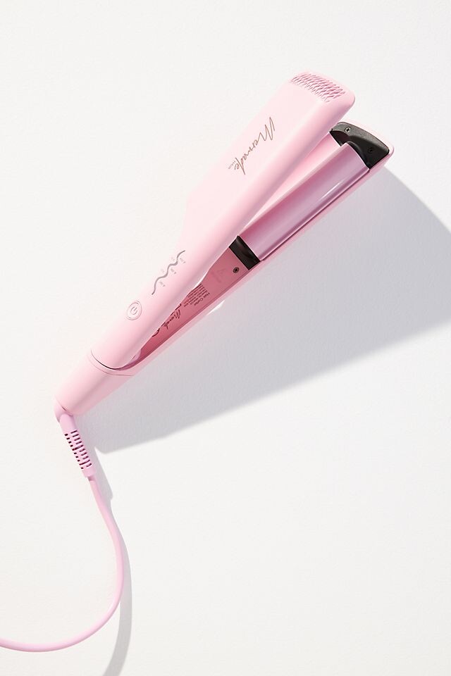 

Инструмент для термоукладки Mermade Hair Double Waver, розовый