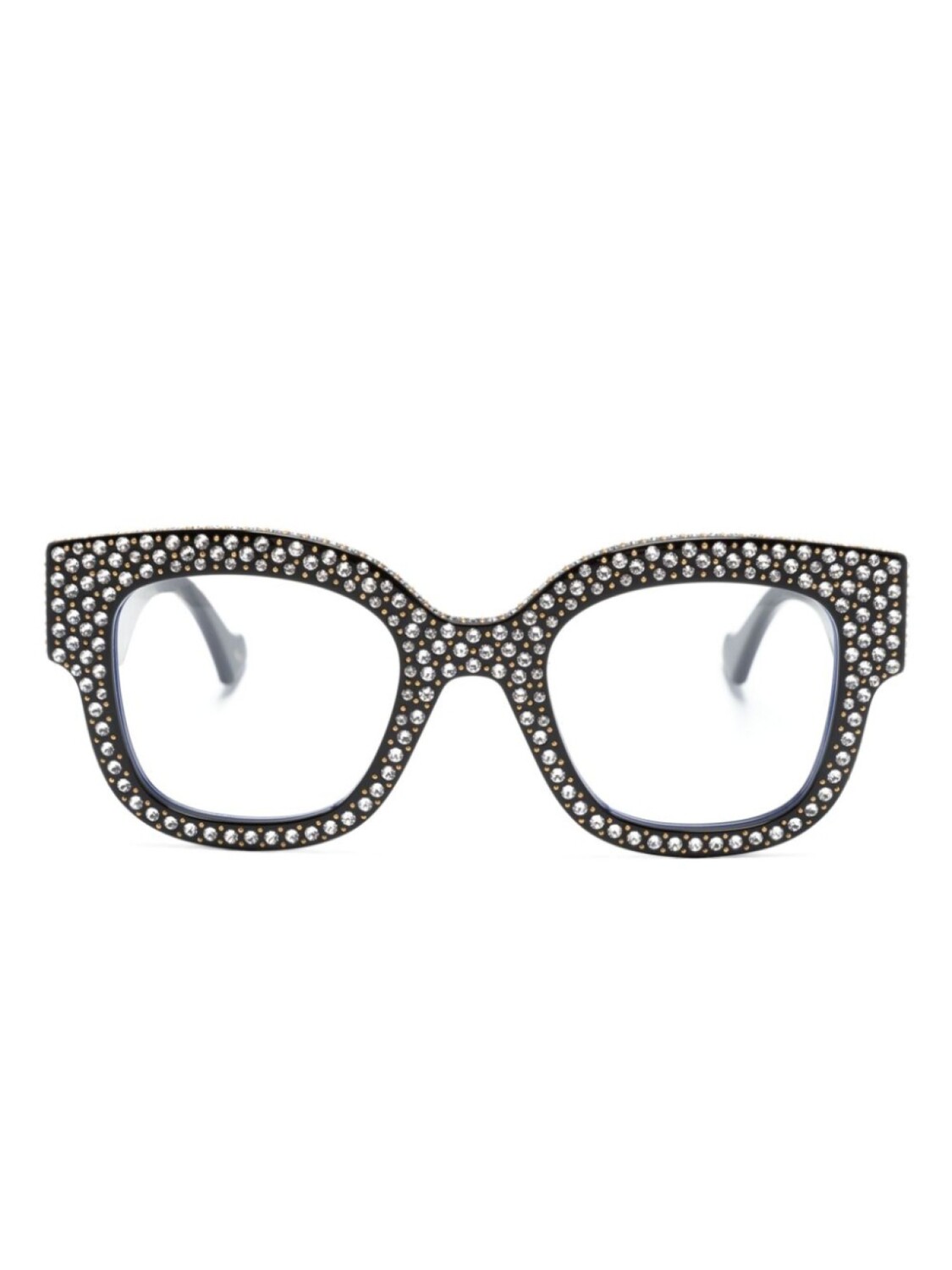 

Gucci Eyewear очки в оправе 'кошачий глаз' с кристаллами, черный