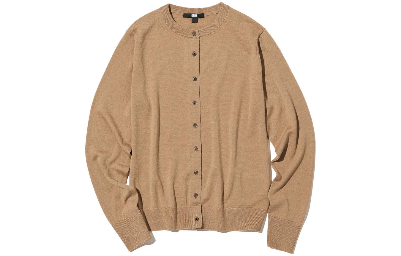 

UNIQLO Джемпер женский темно-бежевый