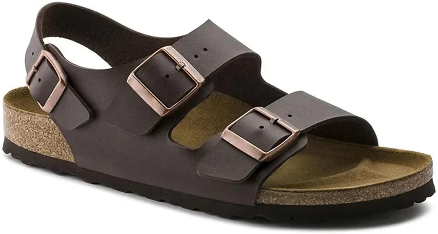 

Мужские пробковые сандалии, дышащие, комфортные, летние, для пары, пляжные шлепанцы Generic, коричневый