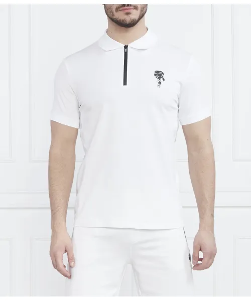 

Футболка поло Regular fit Karl Lagerfeld, белый