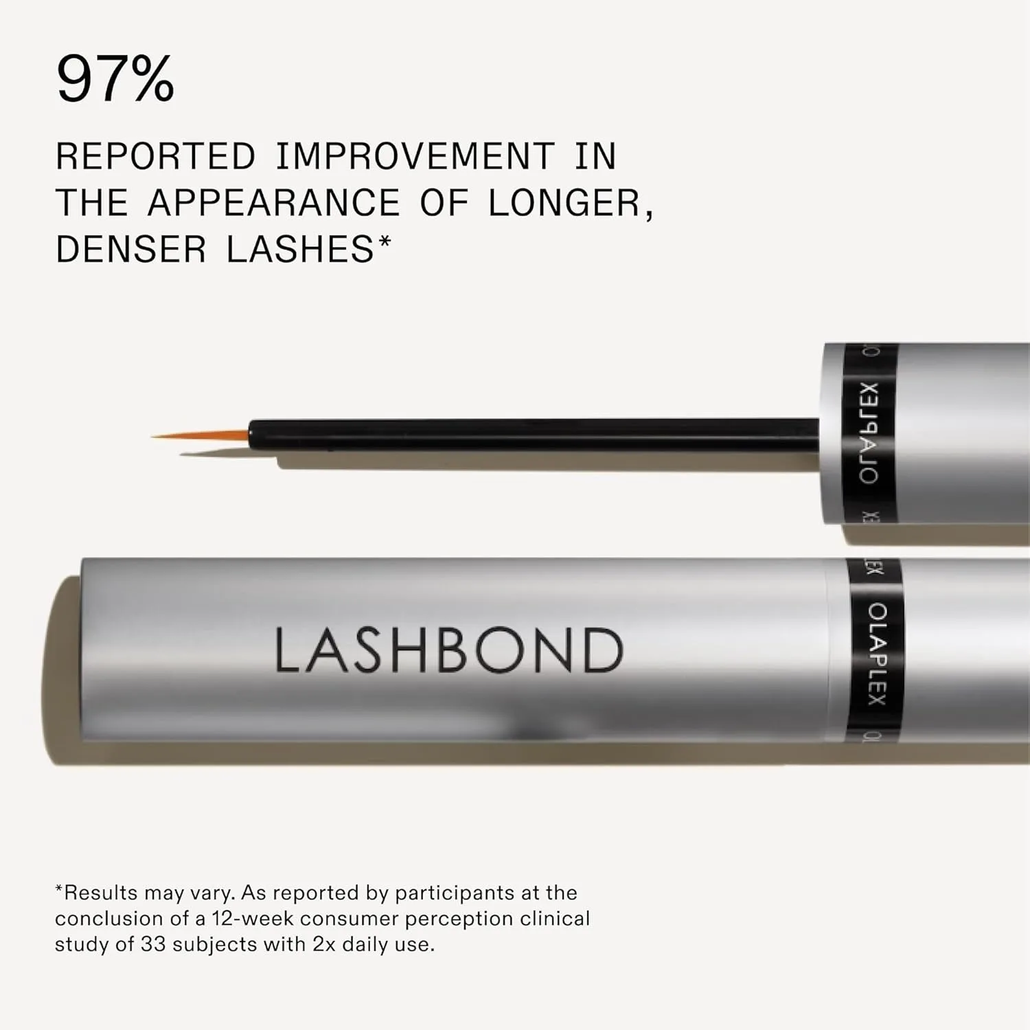 Olaplex Lashbond Building Serum: сыворотка для укрепления ресниц, прозрачная, 4,5 мл, Red — фото 4