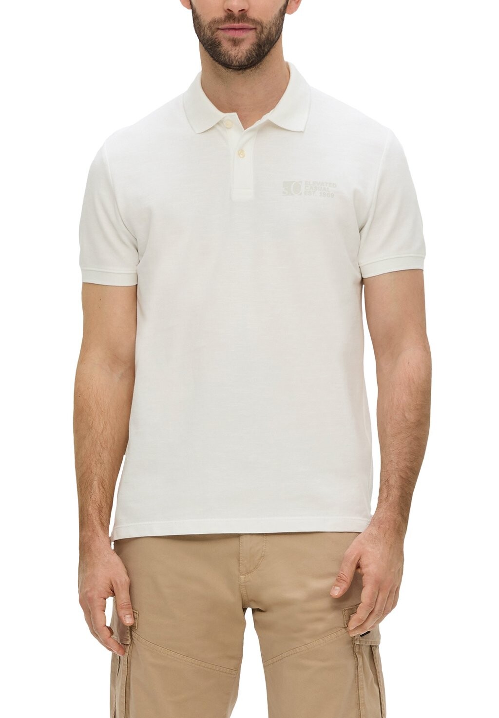 

Рубашка поло MIT LOGO-PRINT s.Oliver, белый