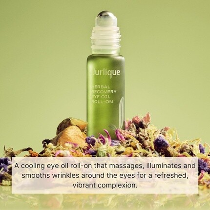 Масло для век Herbal Recovery Eye Roll-On Anti Aging Eye Oil против морщин, гусиных лапок, темных кругов и отечности. Для всех типов кожи. Натуральные ингредиенты, 10 мл. Jurlique — фото 2