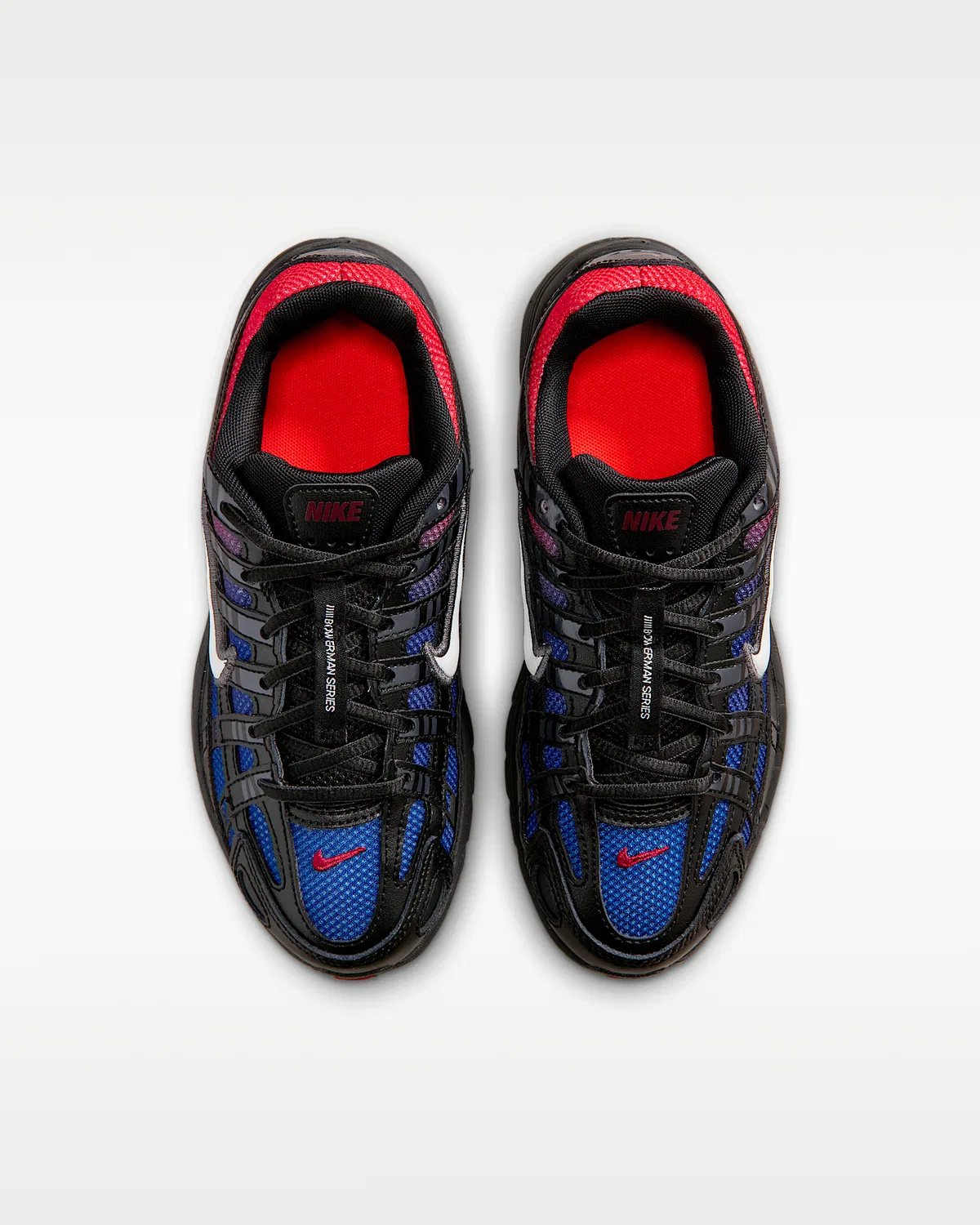 Кроссовки Nike P-6000 для детей, Black/Bright Crimson/Game Royal/Off White — фото 4