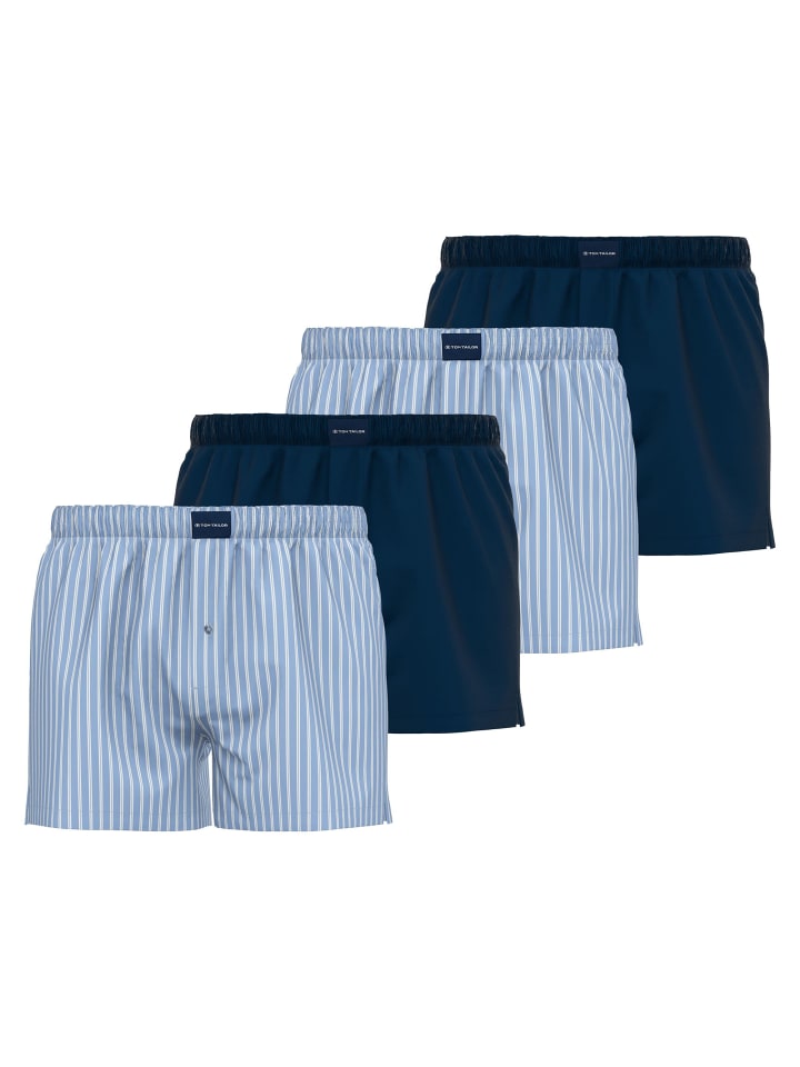 

Боксерские трусы Tom Tailor, цвет dunkelblau/hellblau/weiß