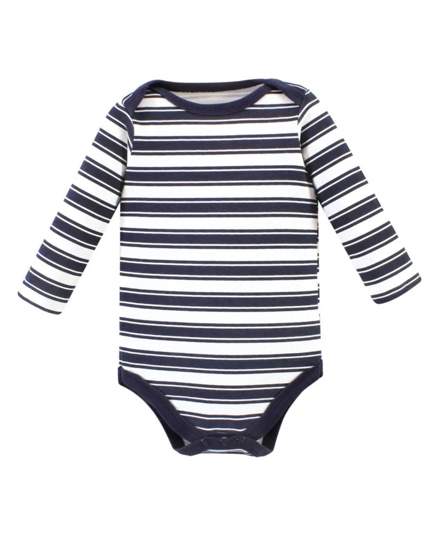 Хлопковые боди с длинными рукавами, комплект из 3 штук Hudson Baby, Boy Daddy 3-Pack — фото 3