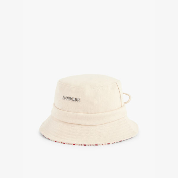 

Le bob gadjo хлопковая панама с металлическими пластинами Jacquemus, красный
