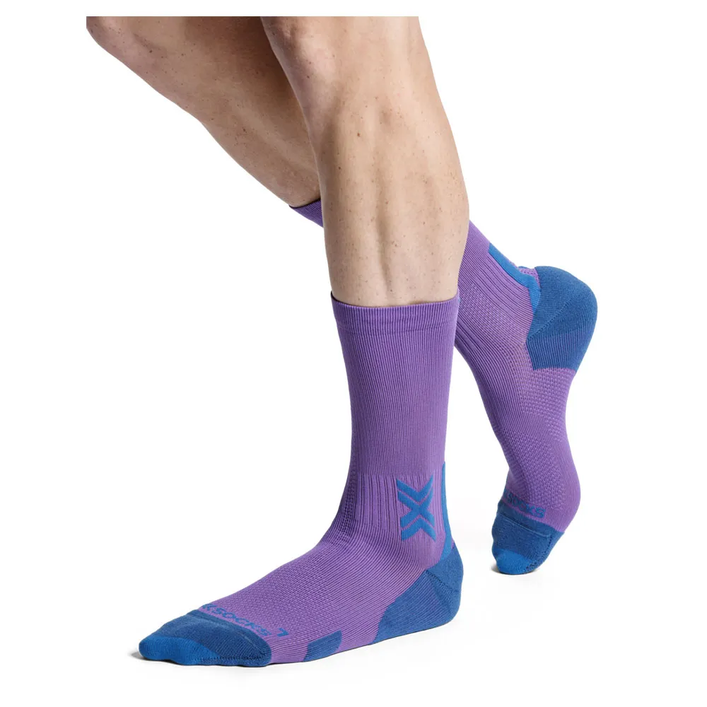 

Носки X-SOCKS Run Discover Crew, фиолетовый