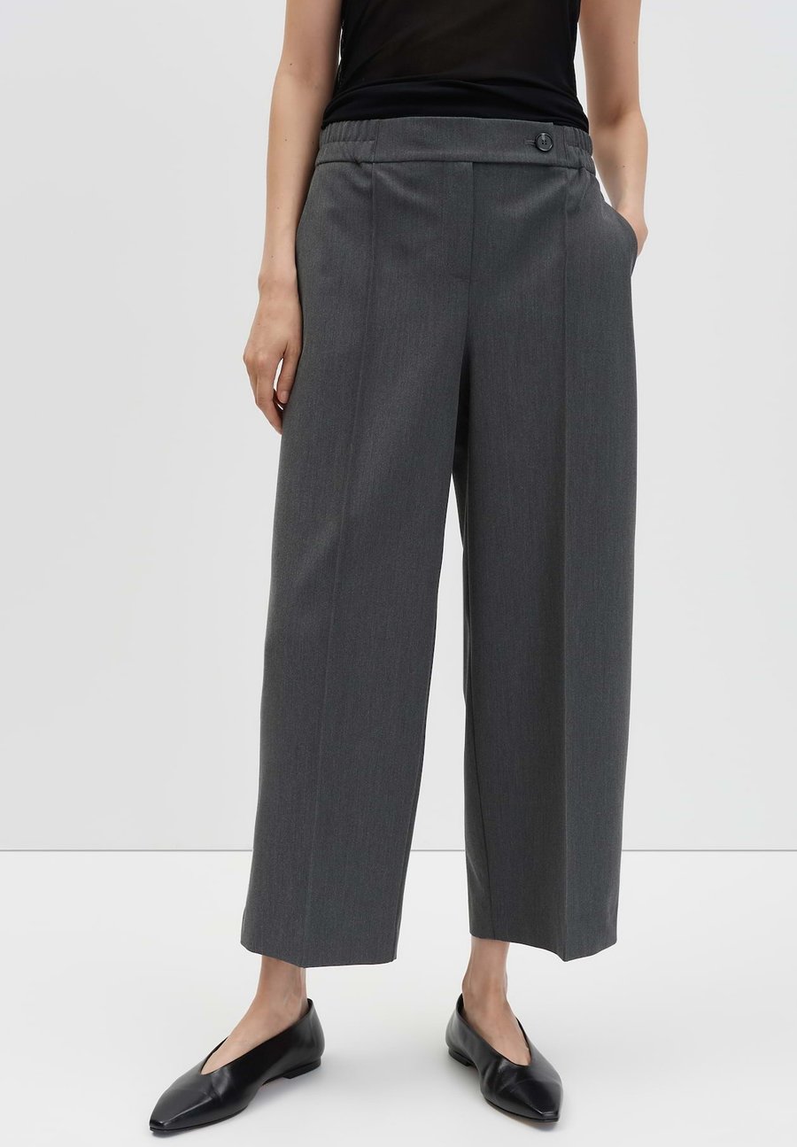 

Брюки someday. MID RISE CROPPED RELAXED FIT, Ashy Grey Melange/Grey