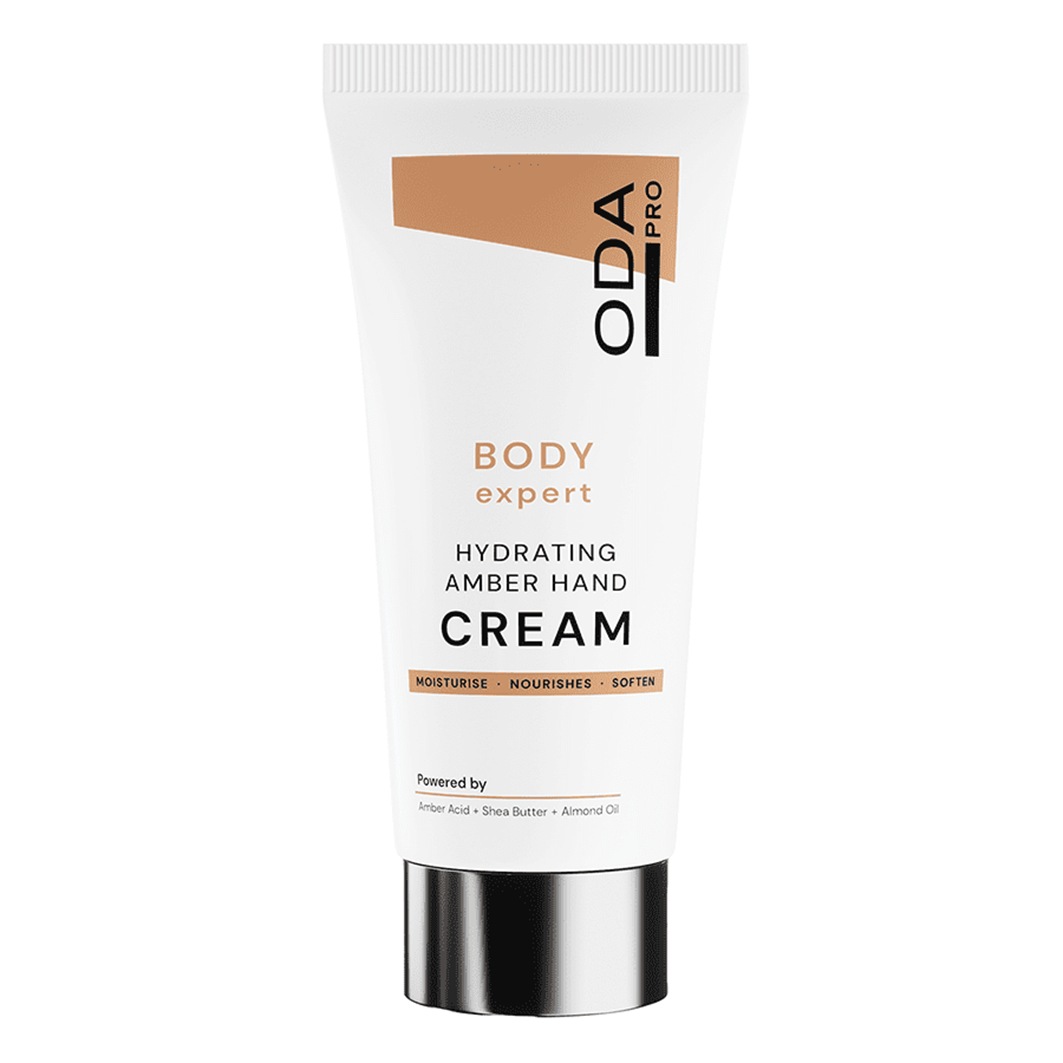 

Крем для рук hydrating hand cream with amber acid Oda Pro, объем 50 мл.