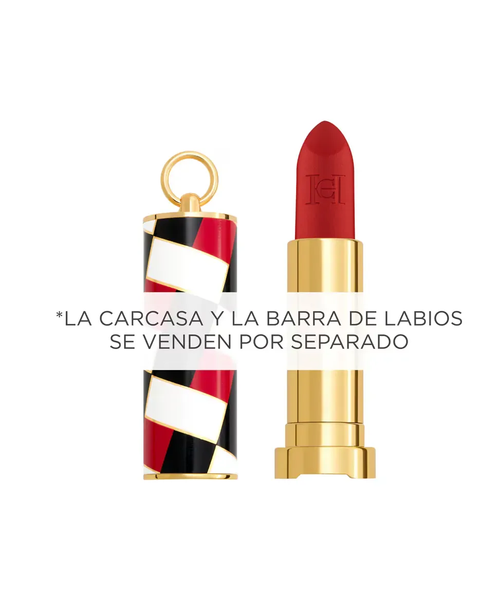 Помада для губ Fabulous Kiss The Lipstick матовый эффект Carolina Herrera, 412 Polka Red — фото 3