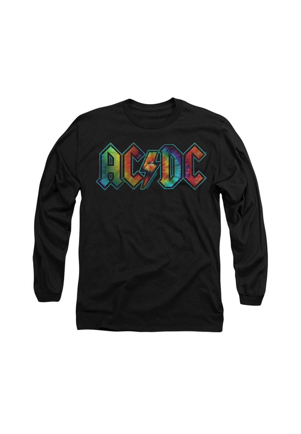 

Топ с длинными рукавами AC DC TIE DYE LOGO Cotton Soul, черный