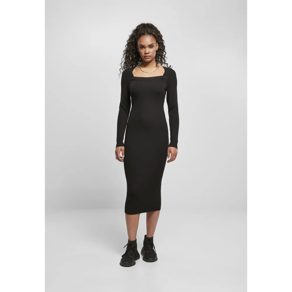 

Платье Urban Classics Knit Big Midi, черный