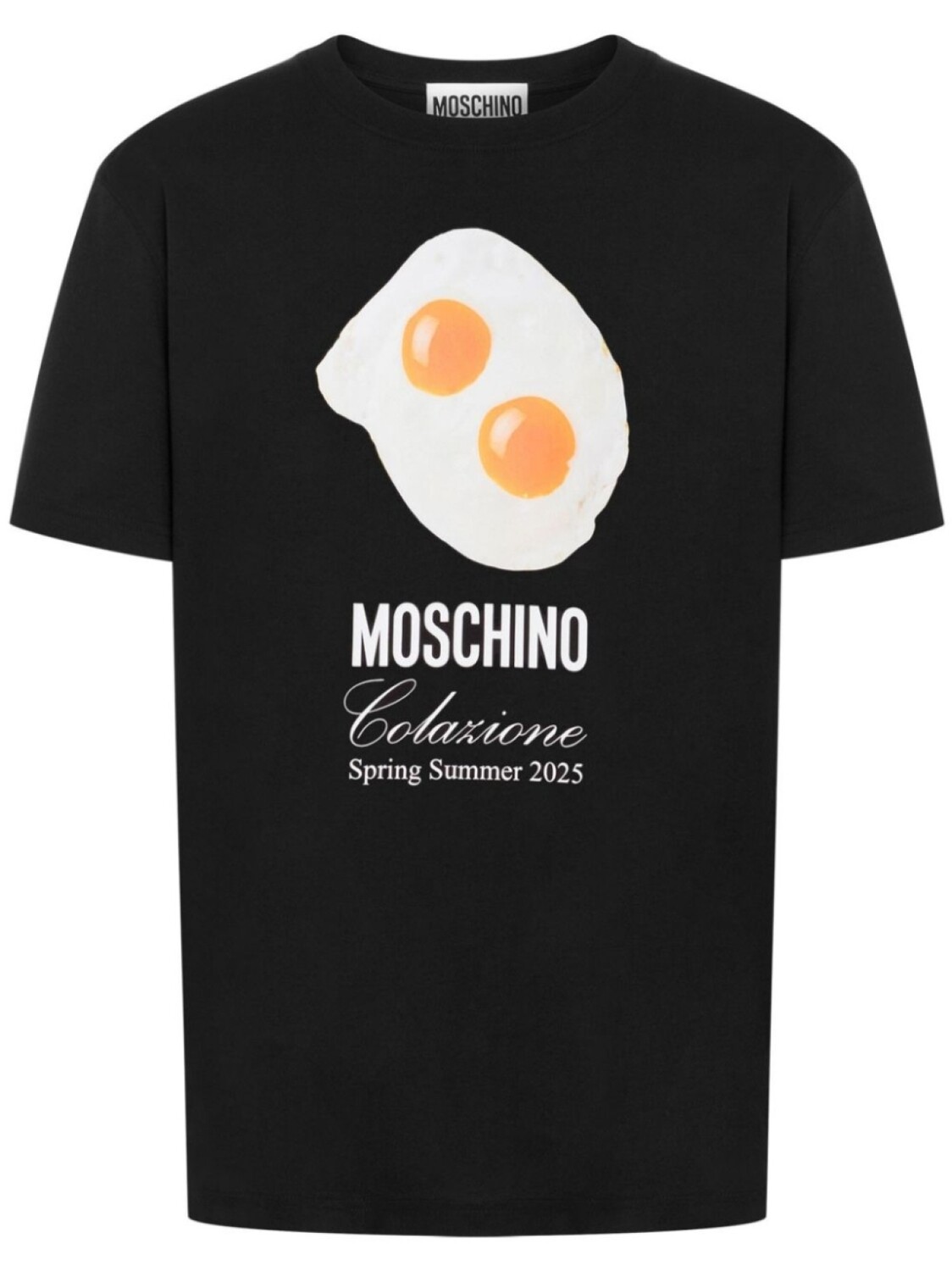 

Moschino футболка с принтом, черный