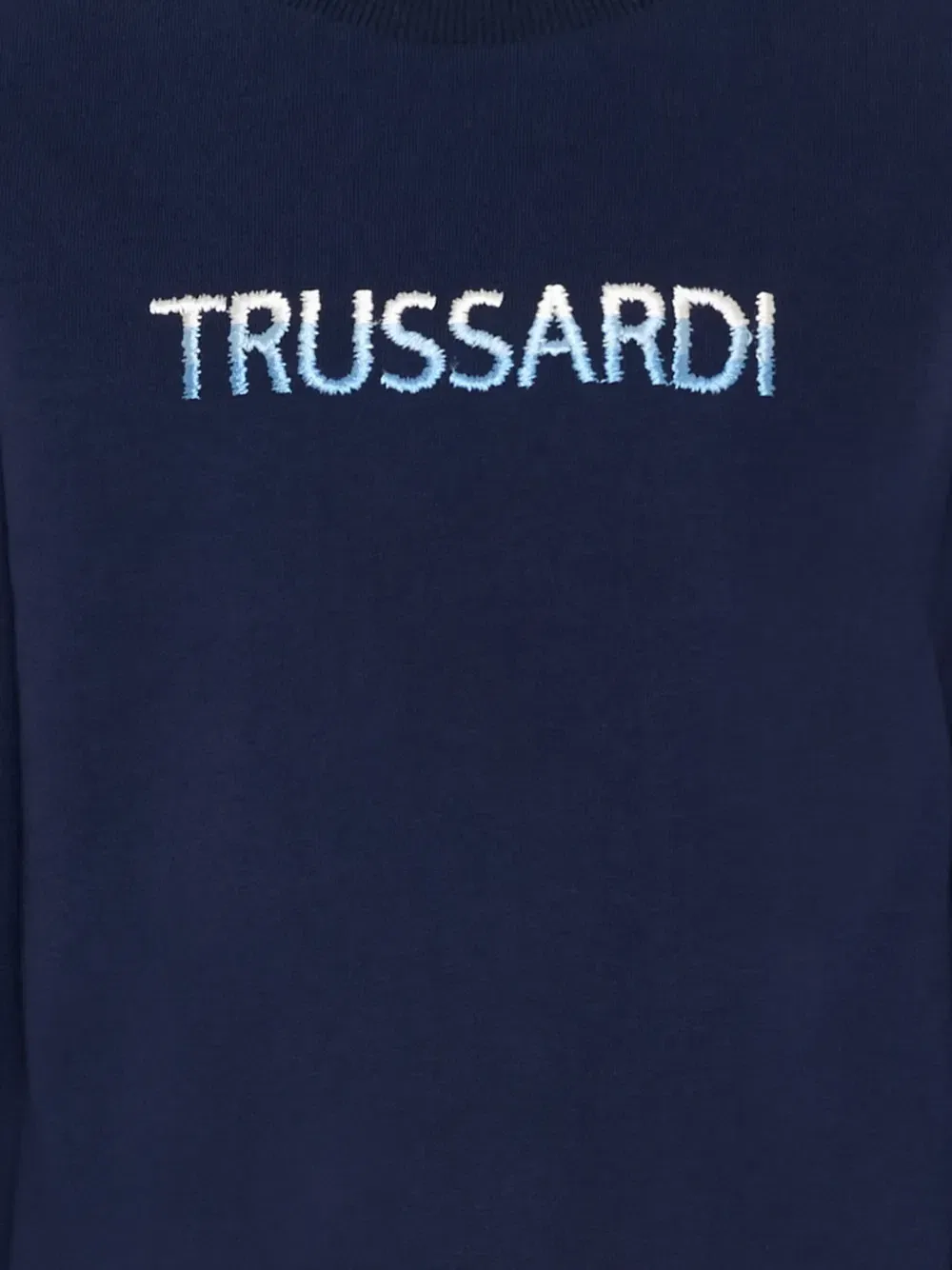 Толстовка с логотипом Trussardi Junior, синий — фото 3