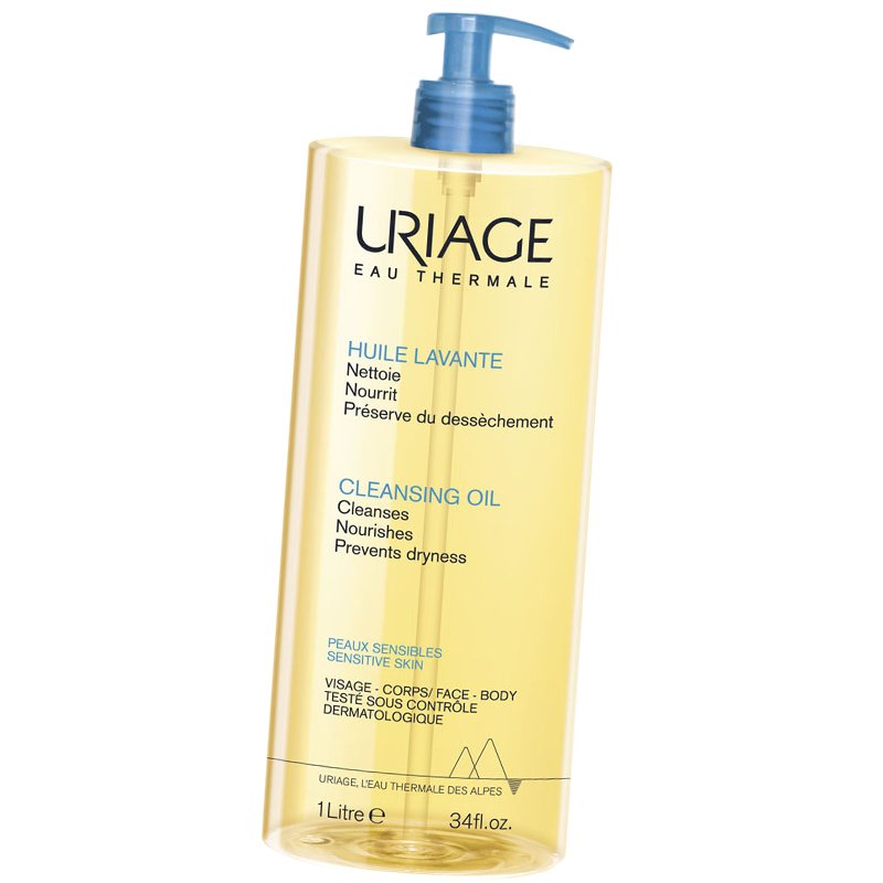 Uriage Hygiène Cleansing Oil очищающее масло для лица и тела 1000 мл — фото 2