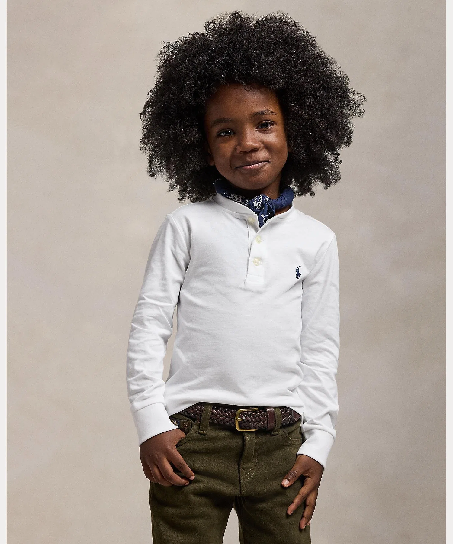 Детская футболка Polo Ralph Lauren Childrenswear с длинным рукавом