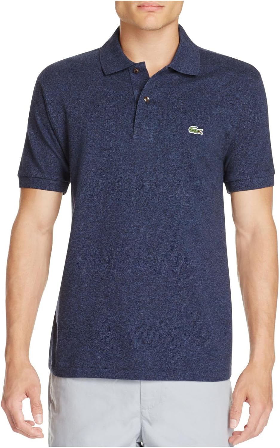 

Lacoste мужская классическая поло L.12.12 с коротким рукавом, зеленый крокодил, Dark Indigo Blue
