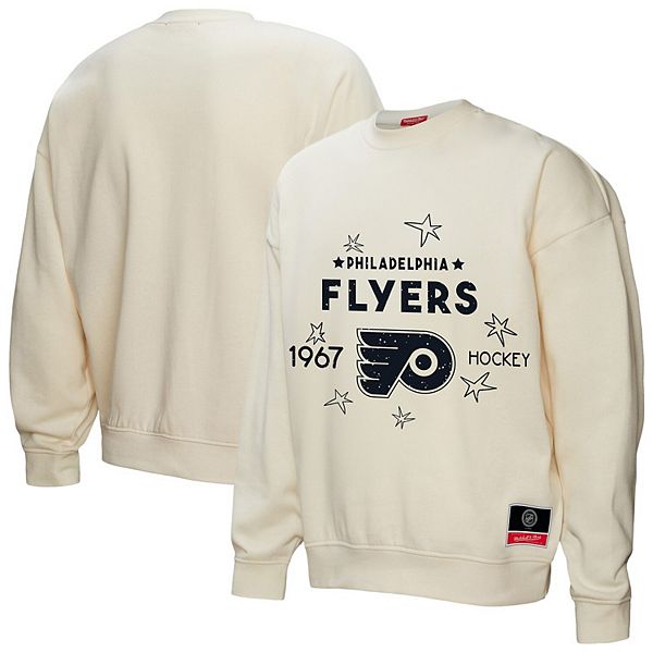 

Женский кремовый свитшот philadelphia flyers logo 30 Mitchell & Ness, Бежевый, Женский кремовый свитшот philadelphia flyers logo 30 Mitchell & Ness