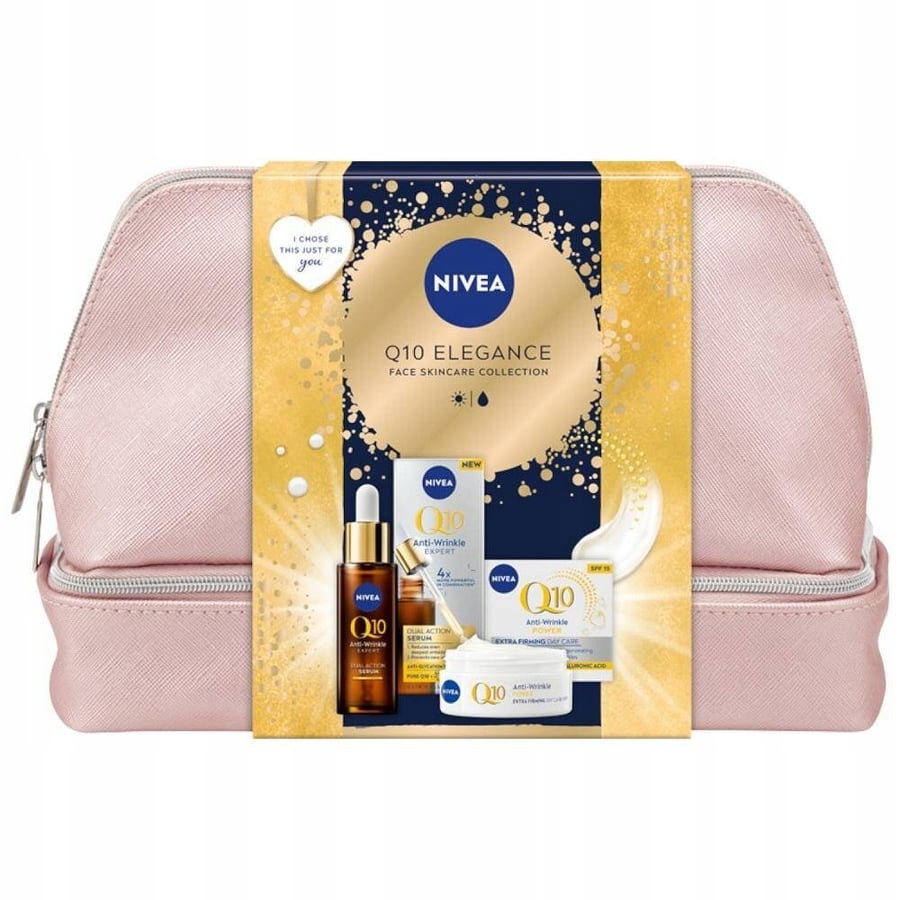 Подарочный набор Nivea для женщин Крем + Сыворотка Q10 Elegance 2024 — фото 2