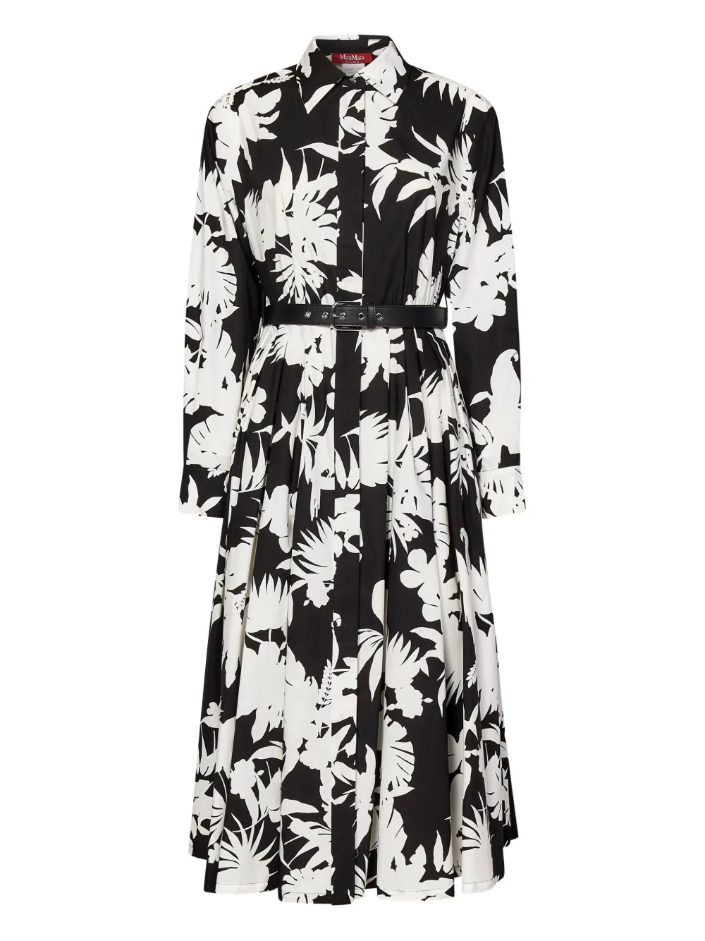 

Платье-рубашка Ussel MAX MARA, черный