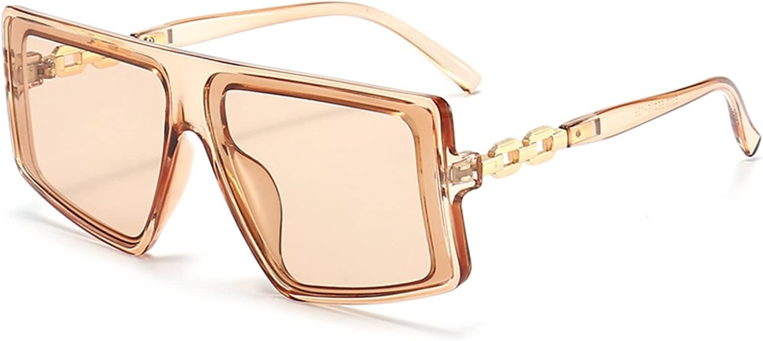 

Солнцезащитные очки в ретро-стиле с большой оправой 2026 года для мужчин и женщин, для использования на открытом воздухе, на пляже и за рулем (Цвет: C, Размер: Средний) MTZJH, D