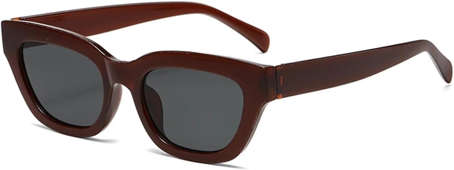 

Солнцезащитные очки с защитой от УФ-излучения UV400 | Маленький размер "кошачий глаз" | Для женщин и мужчин | Для занятий спортом на открытом воздухе и вождения DSVIGF, Wine Red