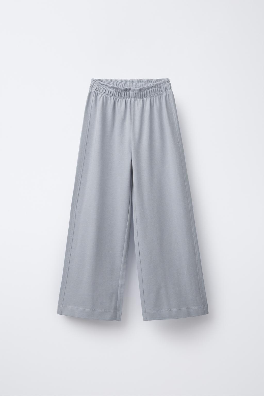 

Плотные широкие брюки ZARA, серый