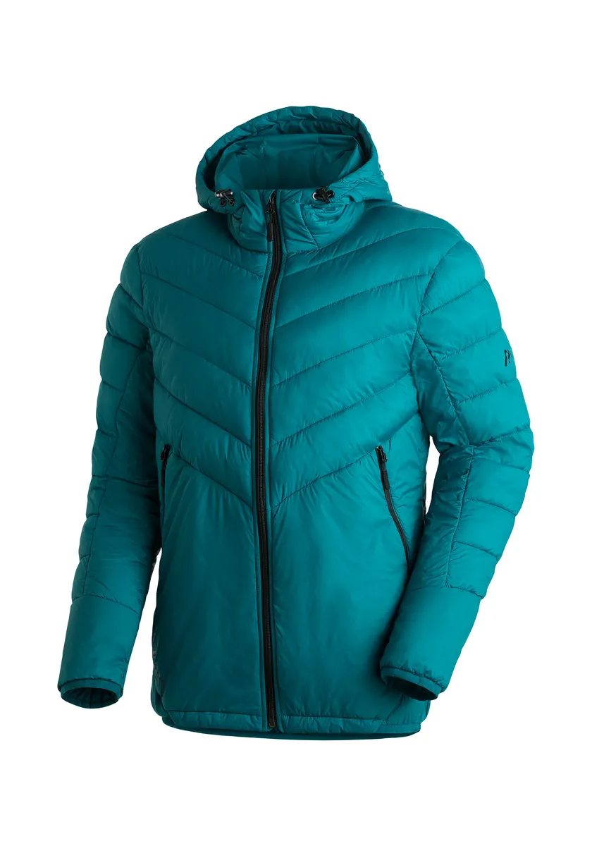 

Maier Sports Outdoor Jacket "Loket M", мужская походная куртка, дышащая куртка с капюшоном, голубой