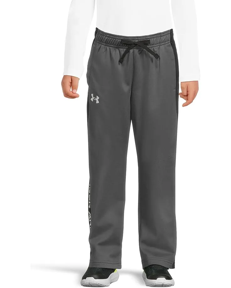 Брюки Under Armour Kids Brawler 2.0 Pants (Big Kids), Pitch Gray/White