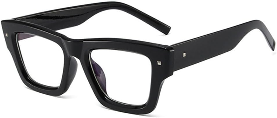 

Популярные модные женские солнцезащитные очки «кошачий глаз», модные солнцезащитные очки UV400, винтажные мужские солнцезащитные очки с заклепками HHZZYVY, Black Clear