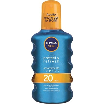 

Protect & Dry Touch FP20 Солнцезащитный спрей Прозрачный 200 мл Nivea