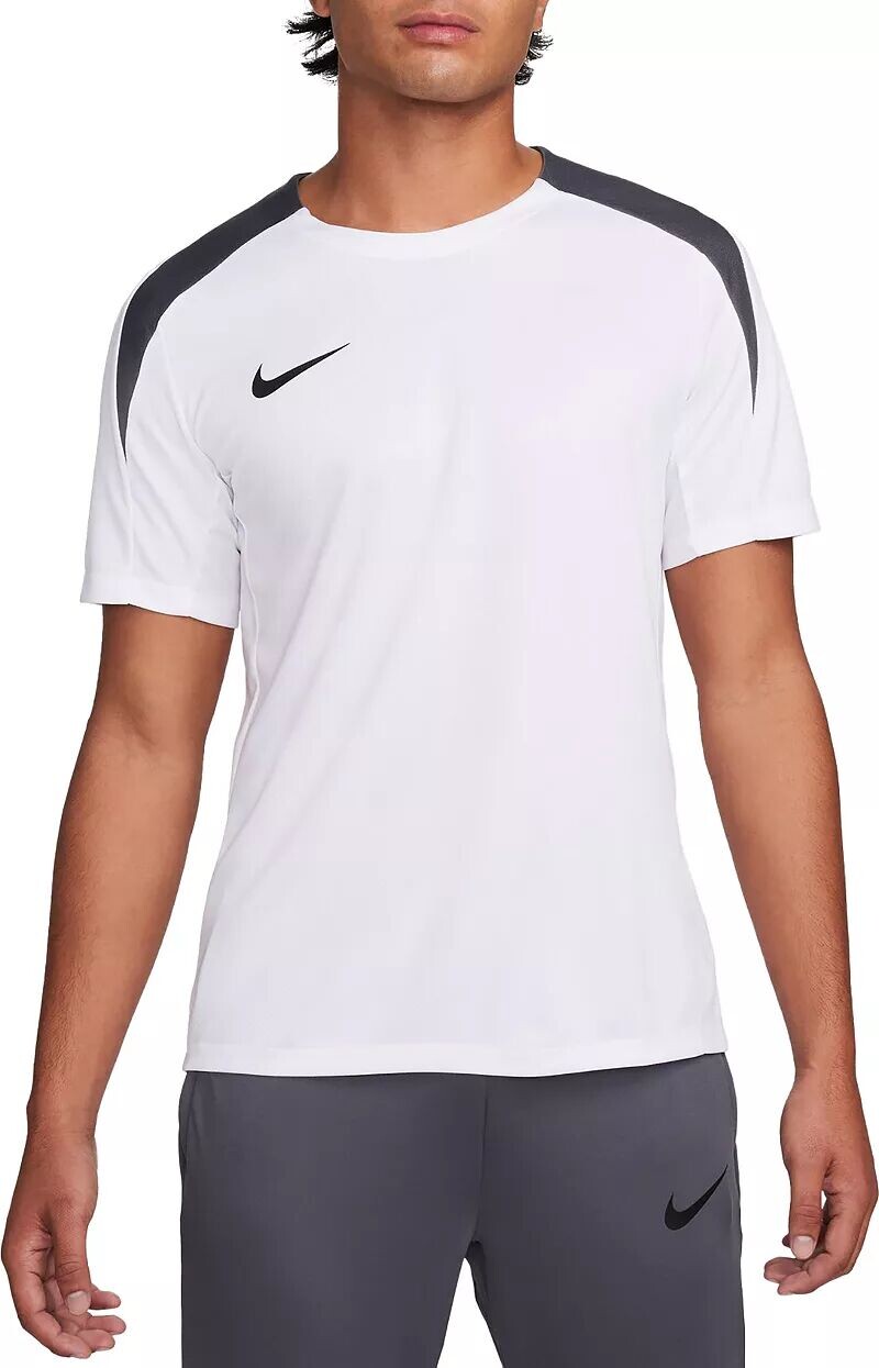 

Мужская футбольная рубашка с коротким рукавом Nike Dri-FIT Strike, белый