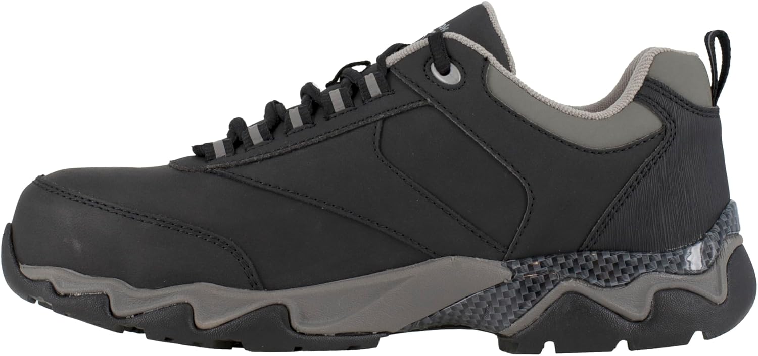 Мужские кроссовки Reebok RB1061 Beamer с защитным носком без швов, черный/серый — фото 4