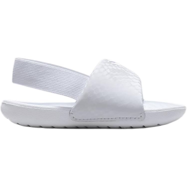 Nike Скользящие детские туфли Kobe Kawa Slide Anti Slip Wear Resistant Low Top для малышей белые — фото 3