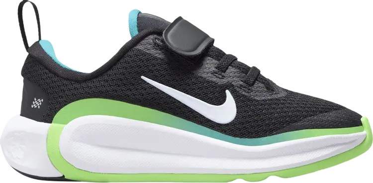 

Кроссовки Infinity Flow PS 'Black Green Strike', черный