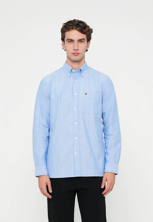 Рубашка в полоску стандартного кроя, рубашка оксфорд. Tommy Hilfiger, Blue