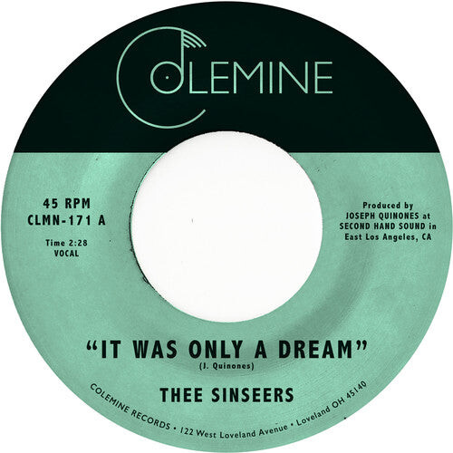 

Сингл 7" Thee Sinseers: It Was Only A Dream