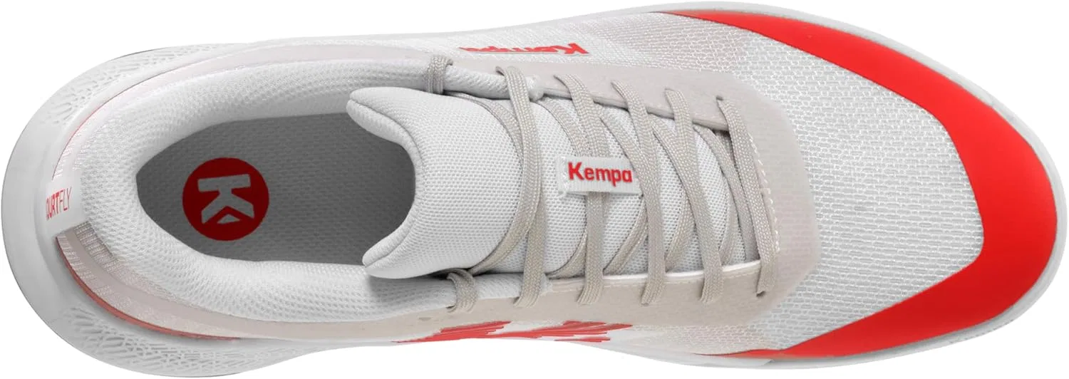 Мужские гандбольные кроссовки Kempa Kourtfly Two, White Red — фото 3
