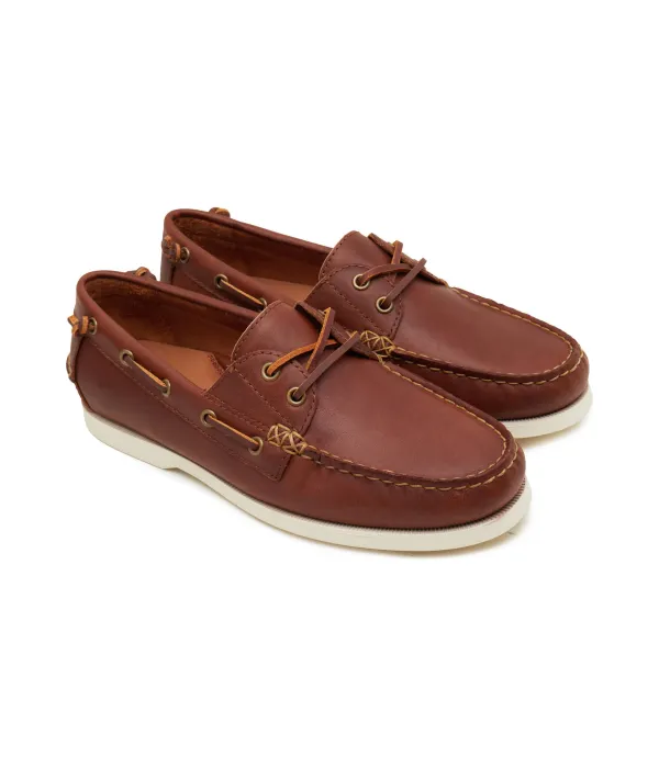 Кожаные мокасины Merton Polo Ralph Lauren, коричневый — фото 3