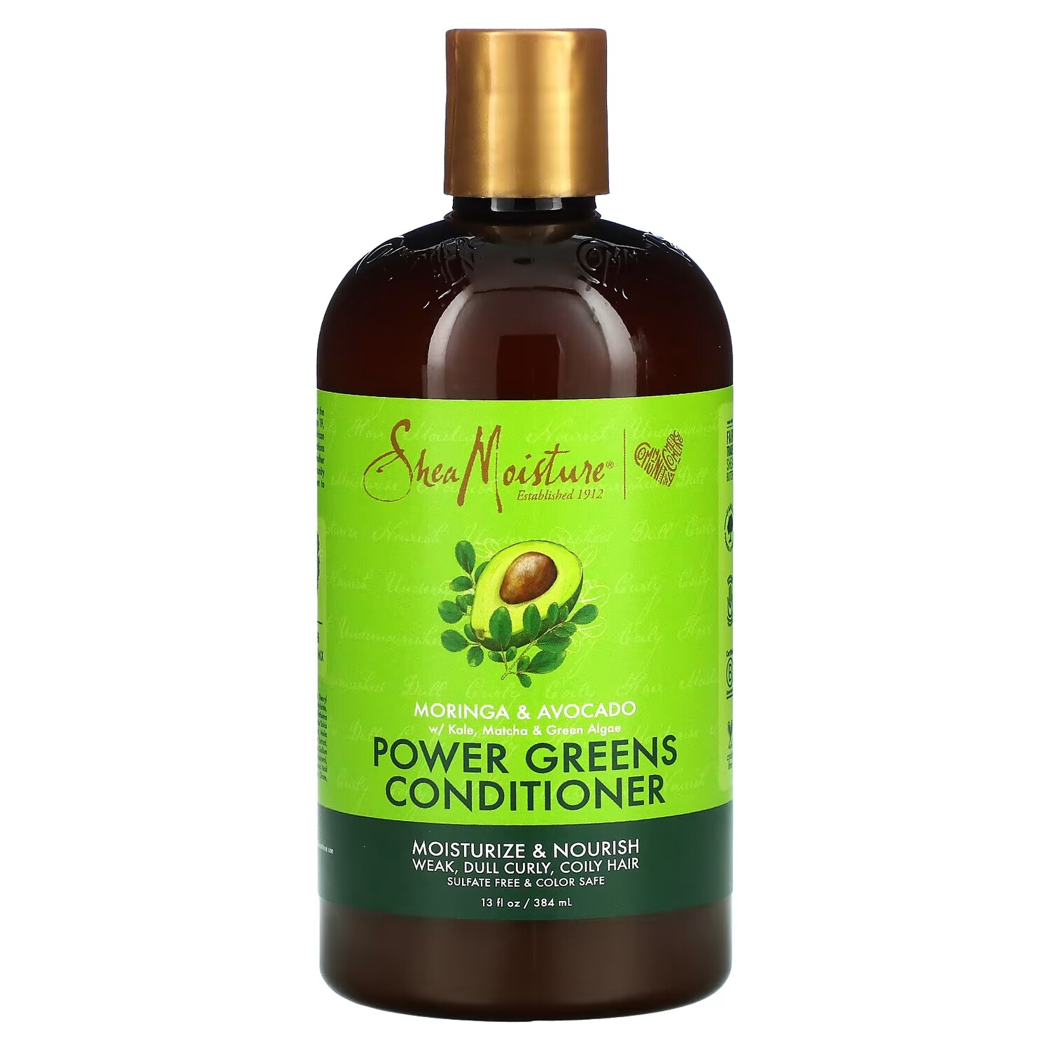 

SheaMoisture Power Greens Кондиционер с морингой и авокадо, 13 жидких унций (384 мл)