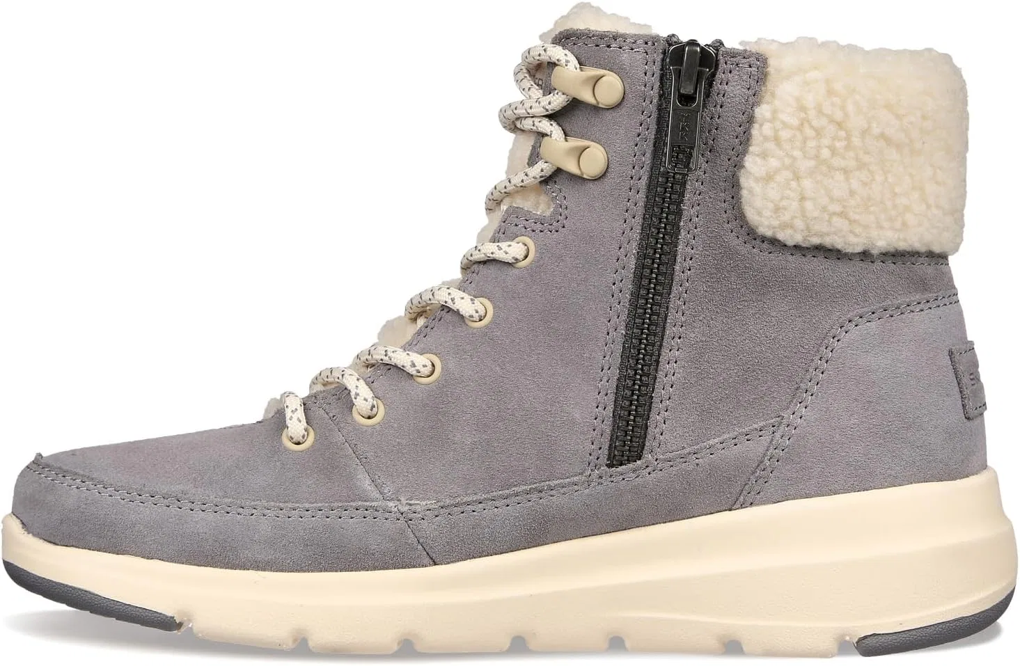 Мужские кроссовки Skechers Glacial Ultra Woodlands, Gray — фото 4