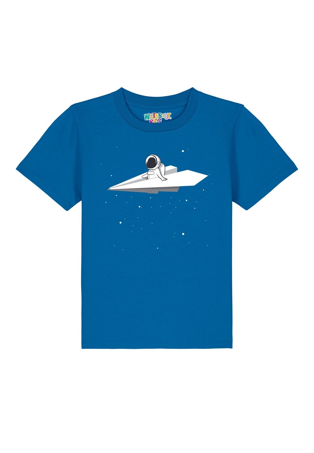 

Футболка с принтом FLY ME TO THE MOON Watapparel, цвет royal blue