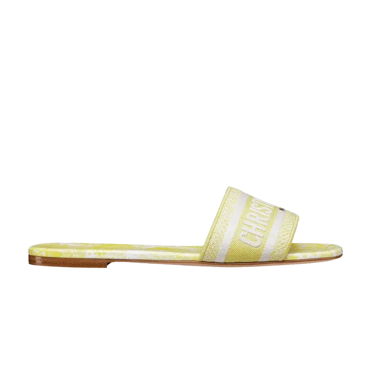 Шлепанцы Dior Wmns DWay Slide, Lemon Yellow