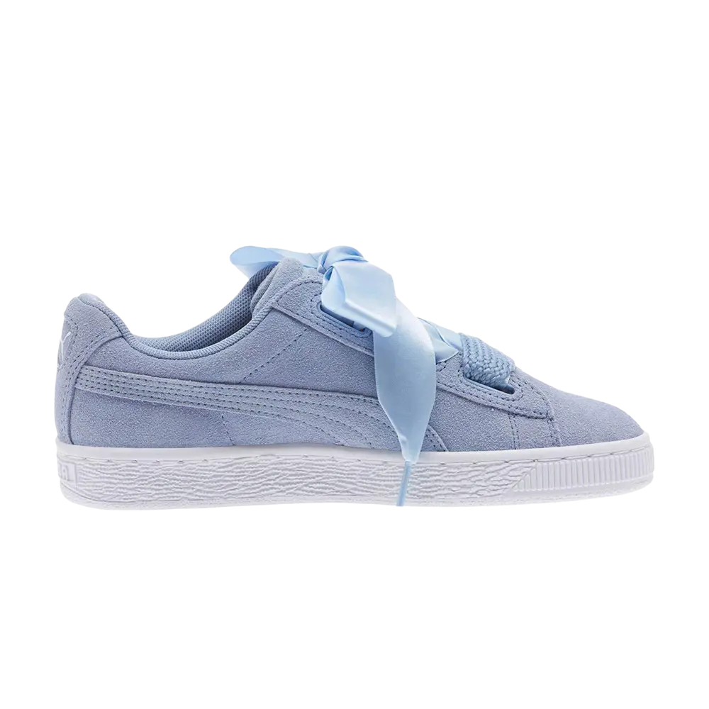 Кроссовки Suede Heart Jr. Puma, фиолетовый