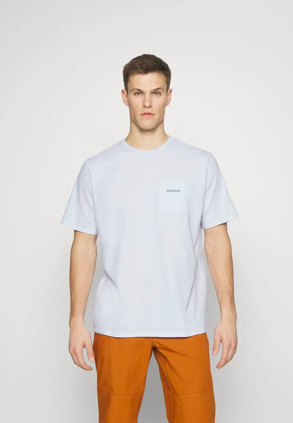 Футболка с принтом «boardshort logo pocket responsibilitee print» Patagonia, White