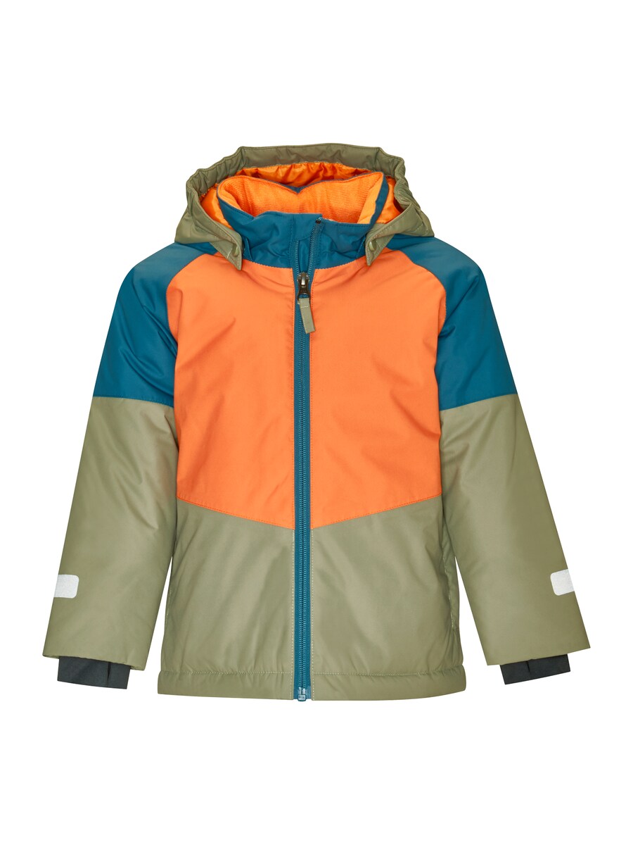 

Зимняя куртка PLAYSHOES, цвет Green/Petrol/Orange