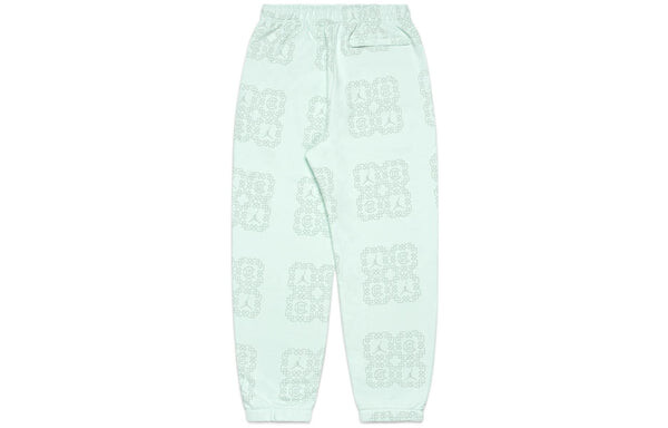 Спортивные штаны Air Jordan x CLOT Jade Fleece Sweatpants 'Light Green', мультиколор — фото 2